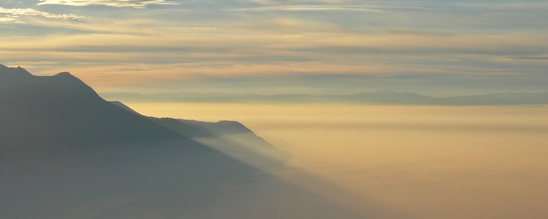 fin de journée sur le Léman