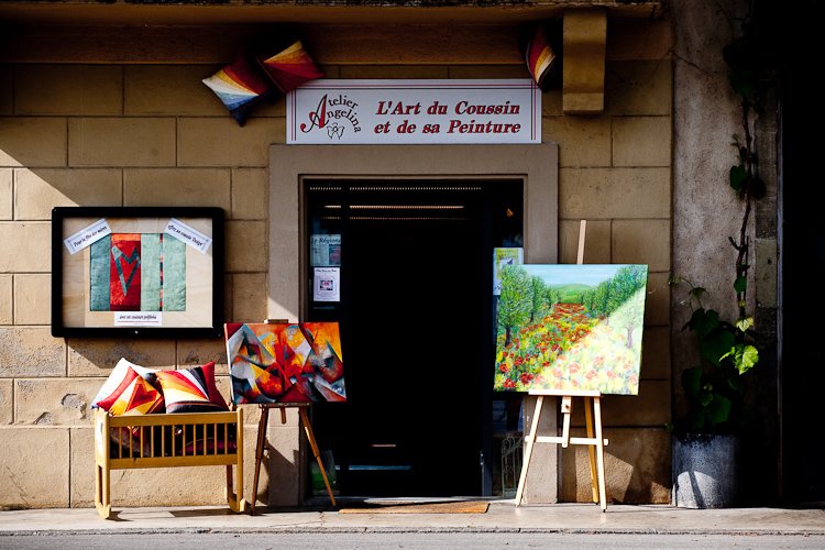 l'art du coussin et de sa peinture