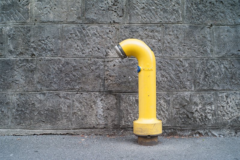 borne jaune